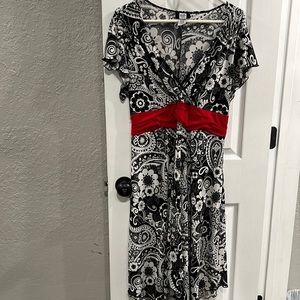 Faux wrap dress